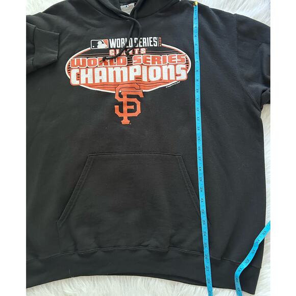 MLB San Francisco Giants 2014 World Series Champions Black Hoodie Mens Size XXL - Picture 9 of 9